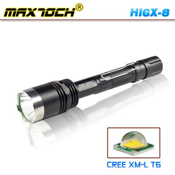 Maxtoch Cree HI6X-8 LED Flashlight 1000 Lumen 18650 Tactical With Mount